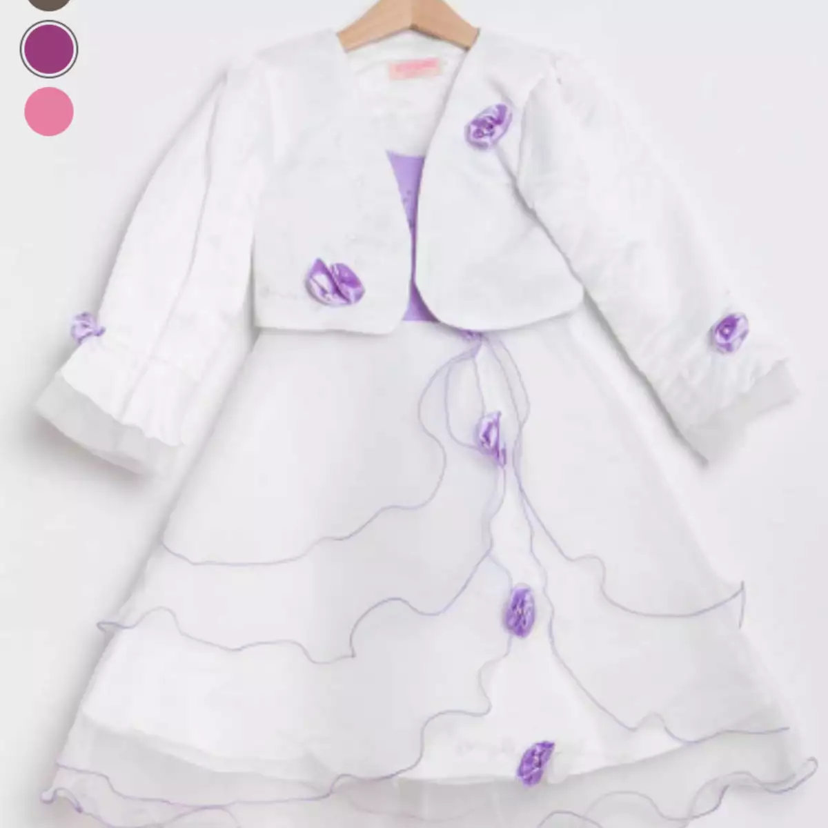 robe de cérémonies avec boléros fille